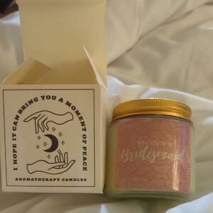 Aromatherapy Candles Bridesmaid Gift - Pink